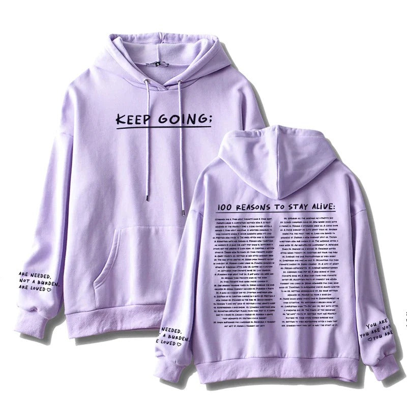 '100 Reasons to Stay Alive' Hoodie