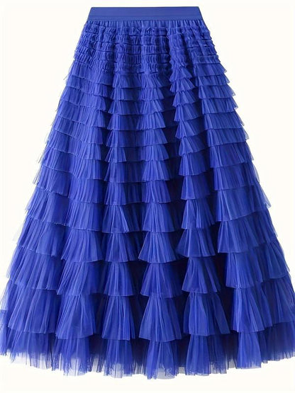 Enchanted Mesh Maxi Skirt