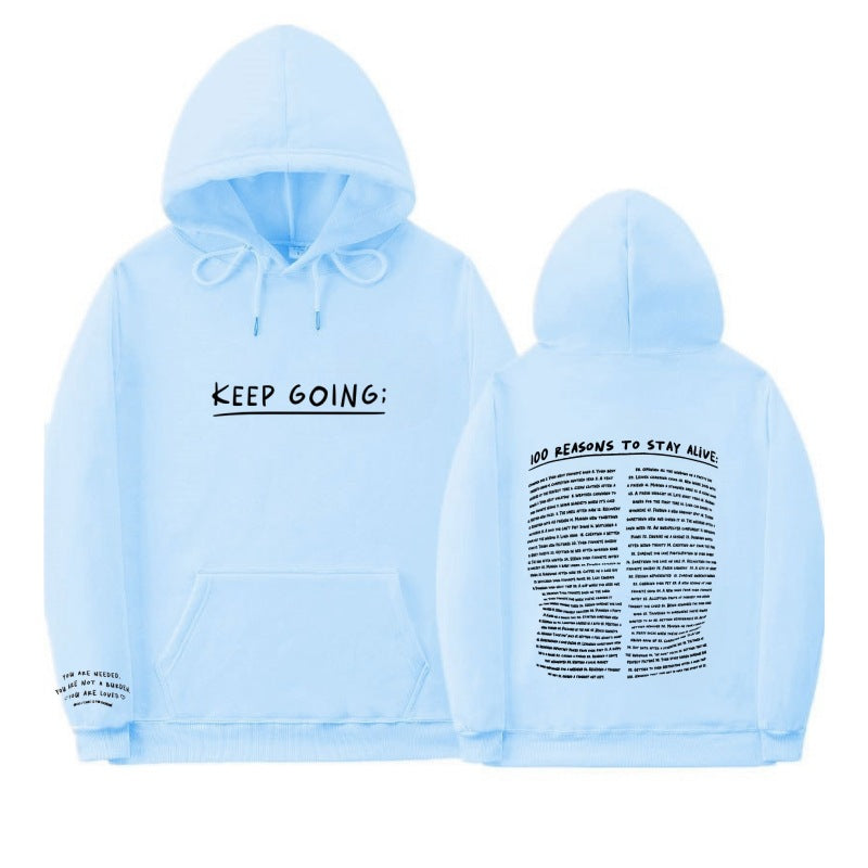 '100 Reasons to Stay Alive' Hoodie