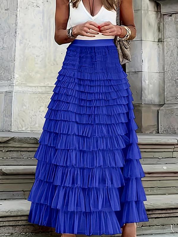 Enchanted Mesh Maxi Skirt
