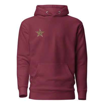 Leopard star hoodie