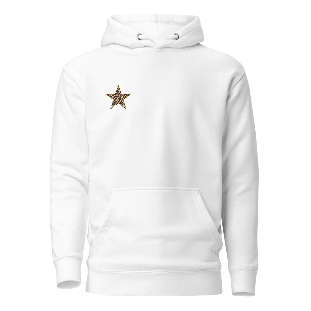 Leopard star hoodie